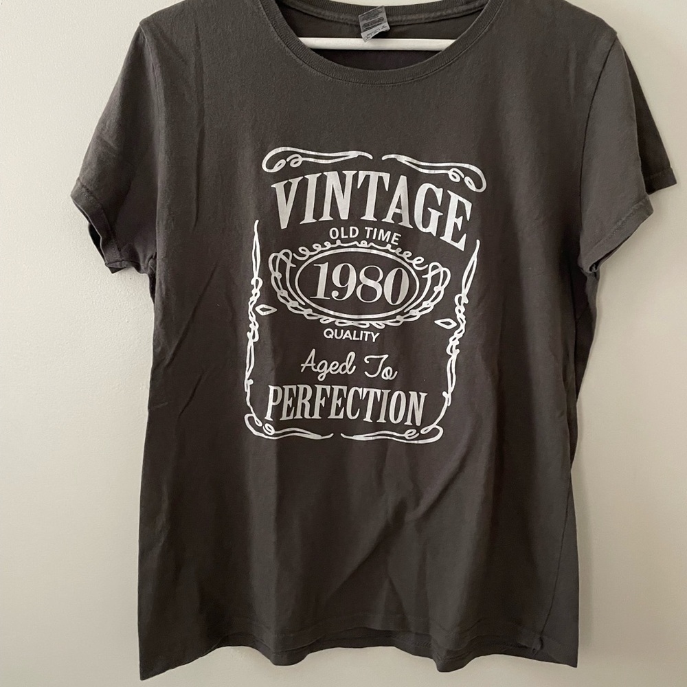 Vintage Graphic Tee - Black